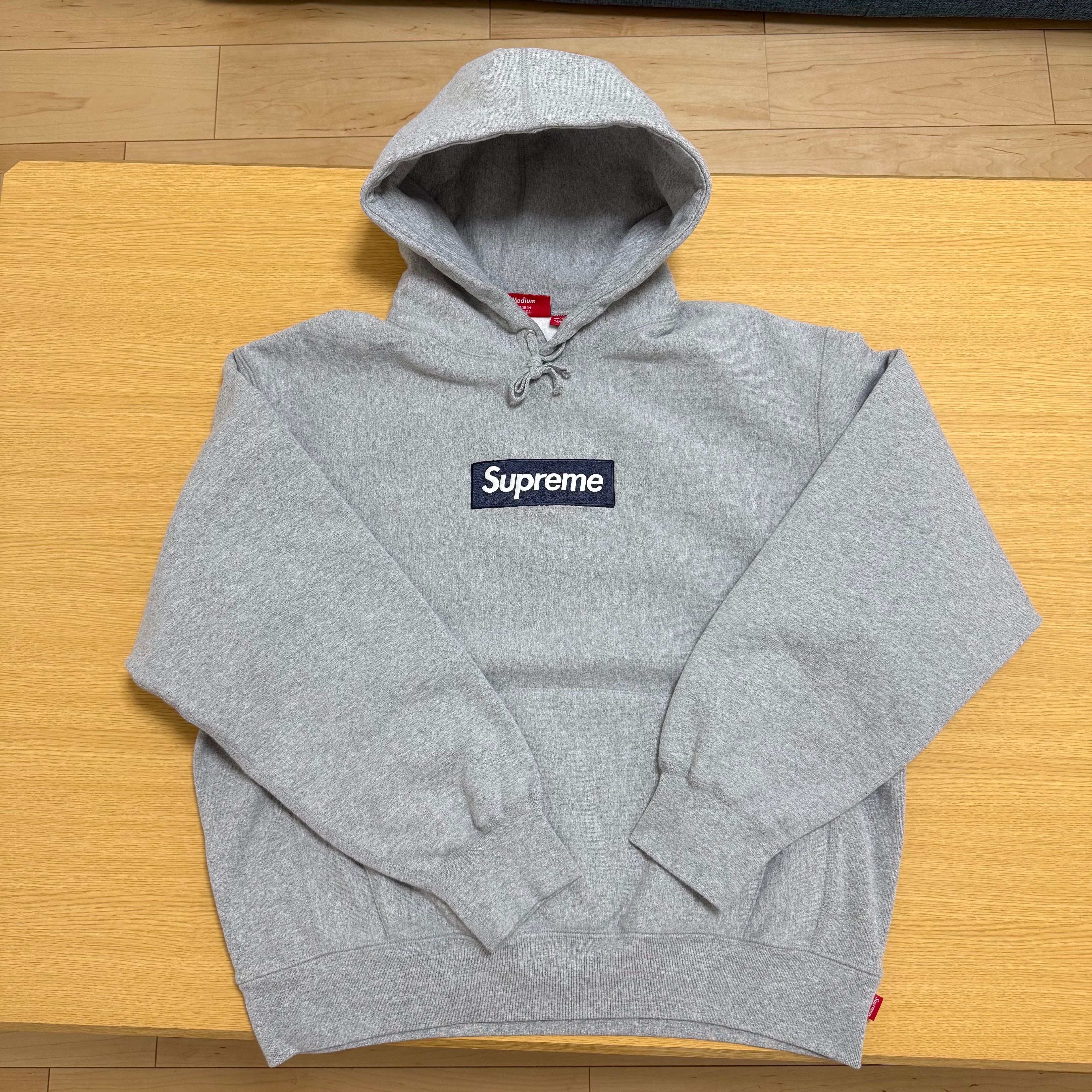 Supreme Box Logo Hooded Sweatshirt (25FW) "Heather Grey"