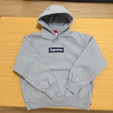 Supreme Box Logo Hooded Sweatshirt (25FW) "Heather Grey"