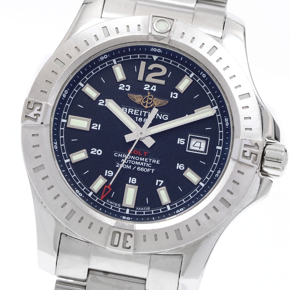 ブライトリング コルト デイト A17388 自動巻き メンズ 【中古】