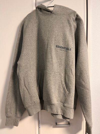 FEAR OF GOD ESSENTIALS PULLOVER HOODIE "Dark Heather Oatmeal"