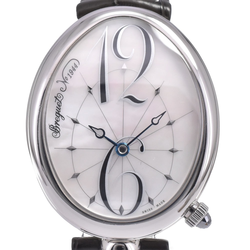 ブレゲ Breguet 8967ST/58/986 クイーンオブネイプルズ ホワイトシェル 自動巻き レディース 美品 箱・保証書付き 腕時計 I#150172
