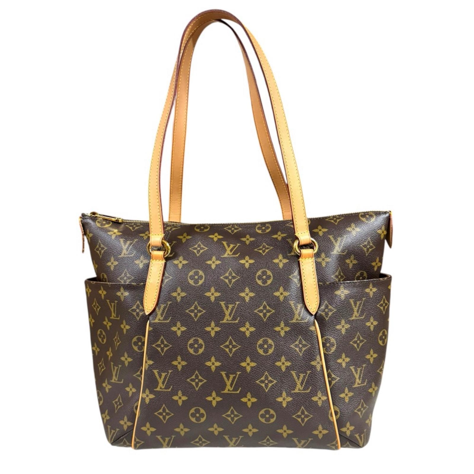 ルイヴィトン トータリーMM モノグラム トートバッグ モノグラムキャンバス M56689 ブラウン レディース LOUIS VUITTON  中古