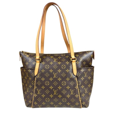 ルイヴィトン トータリーMM モノグラム トートバッグ モノグラムキャンバス M56689 ブラウン レディース LOUIS VUITTON 中古