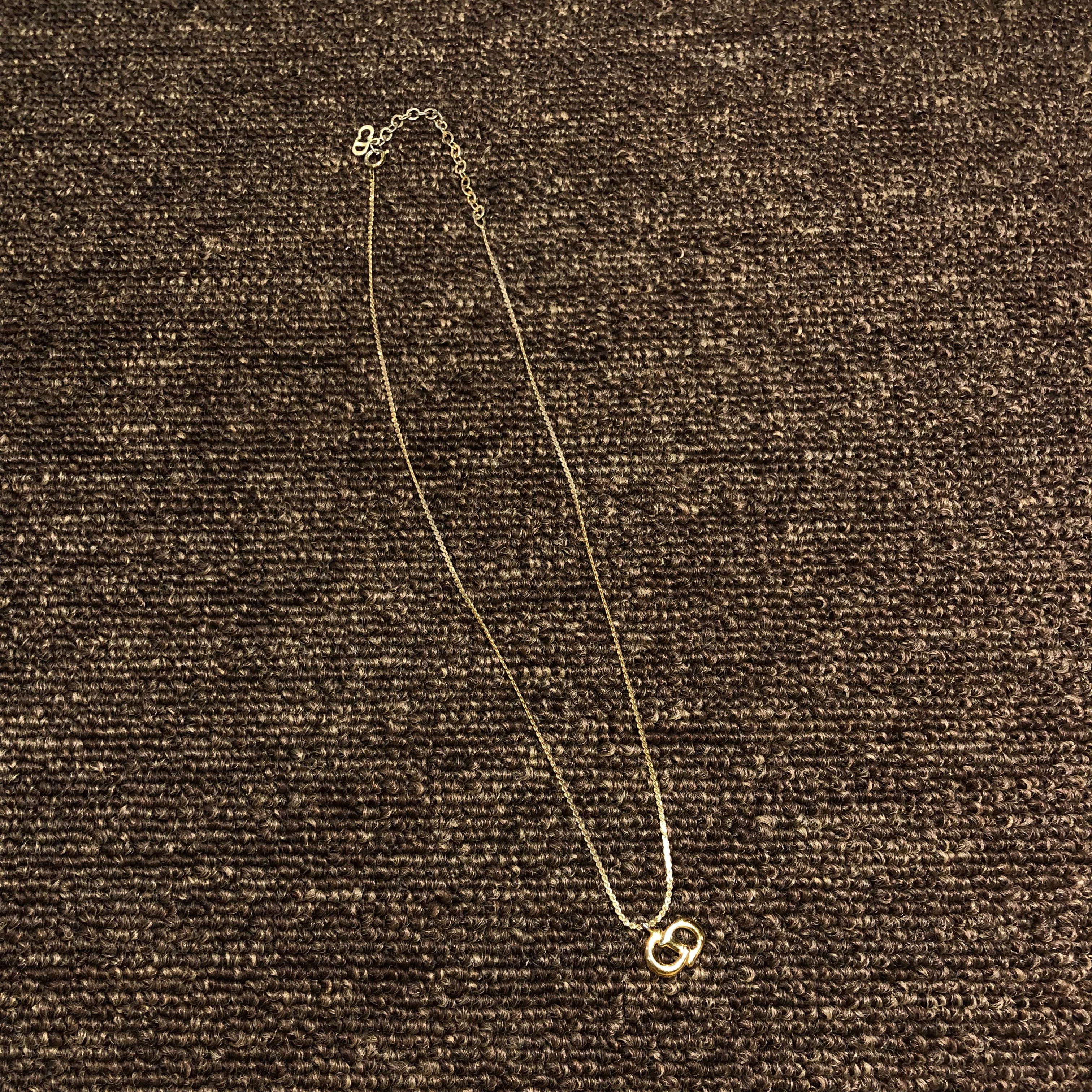 Dior CD Logo Necklace "Gold"