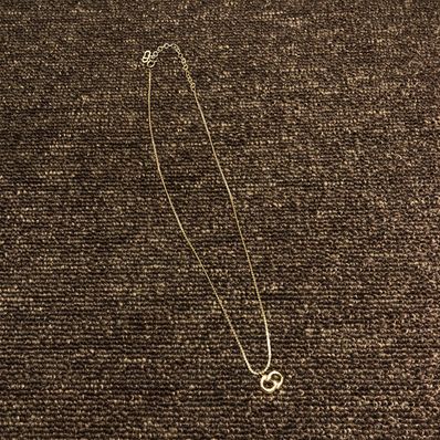 Dior CD Logo Necklace "Gold"