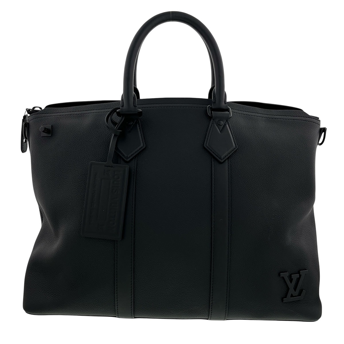 LOUIS VUITTON ルイ・ヴィトン ロックイット LV アエログラム ビジネスバッグ M59158 レザー ブラック  メンズ【中古】