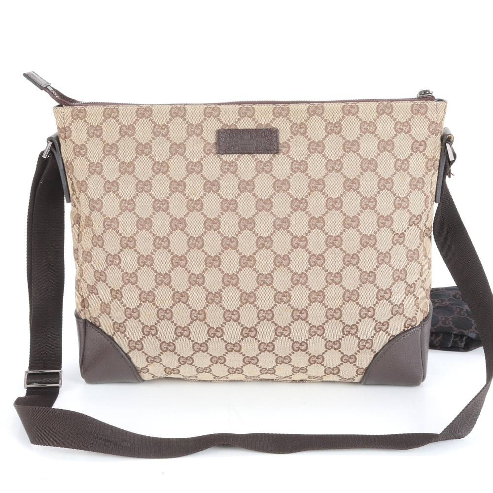 ■極美品 グッチ GGキャンバス 110054 ショルダーバッグ