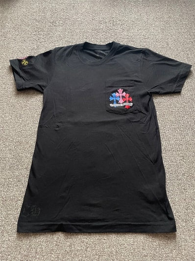 Chrome Hearts Multi Color Cross Cemetery T-Shirt "Black"