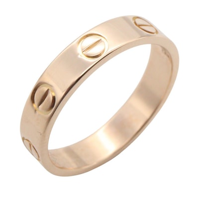 カルティエ CARTIER ミニラブリング リング・指輪 ジュエリー K18PG(ピンクゴールド) レディース ゴールド系 B4085200 【中古】