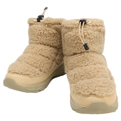 ノースフェイス 【美品】NFW52476 Nuptse Bootie Short Fleece ヌプシ フリース ショート ブーティ US8