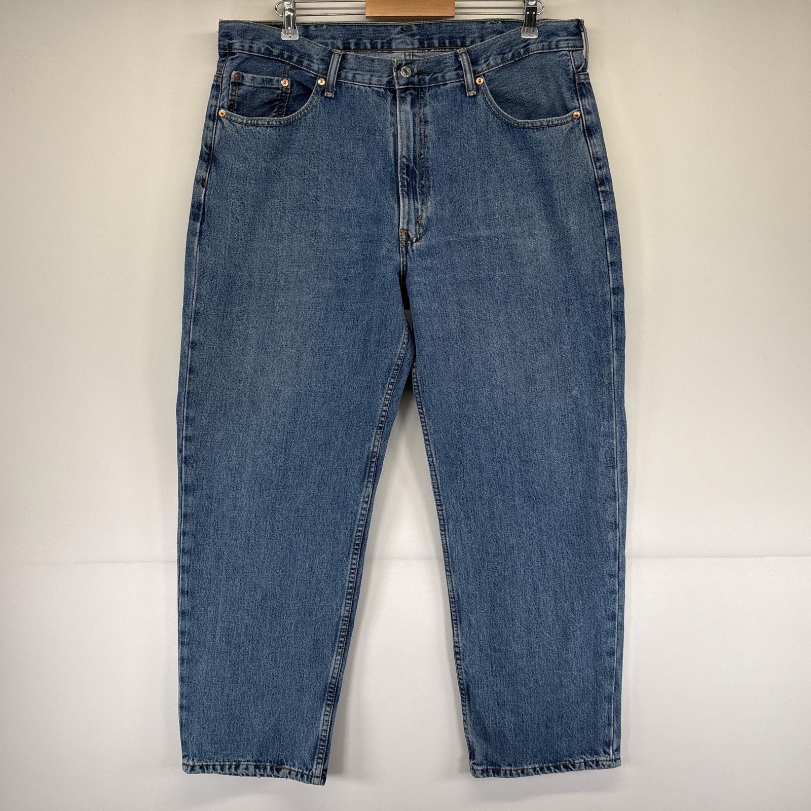 古着 リーバイス Levi's デニムパンツ 550 テーパード 大きいサイズ ジーンズ ジーパン 5ポケット 長ズボン w40 L30  ブルー メンズ