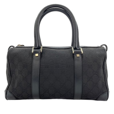 グッチ GUCCI GGキャンバス ボストンバッグ【中古】