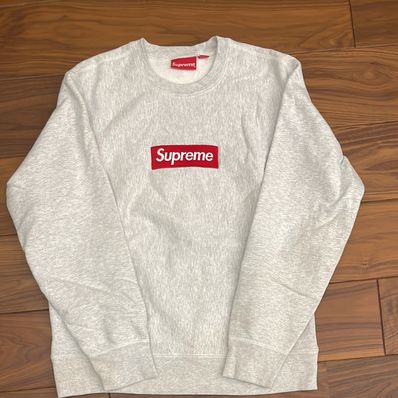 Supreme Box Logo Crewneck Sweatshirt "Ash Grey" (18FW)