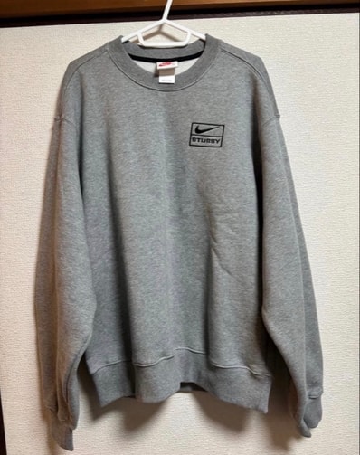 Nike x Stussy NRG BR Crew Fleece "Grey"
