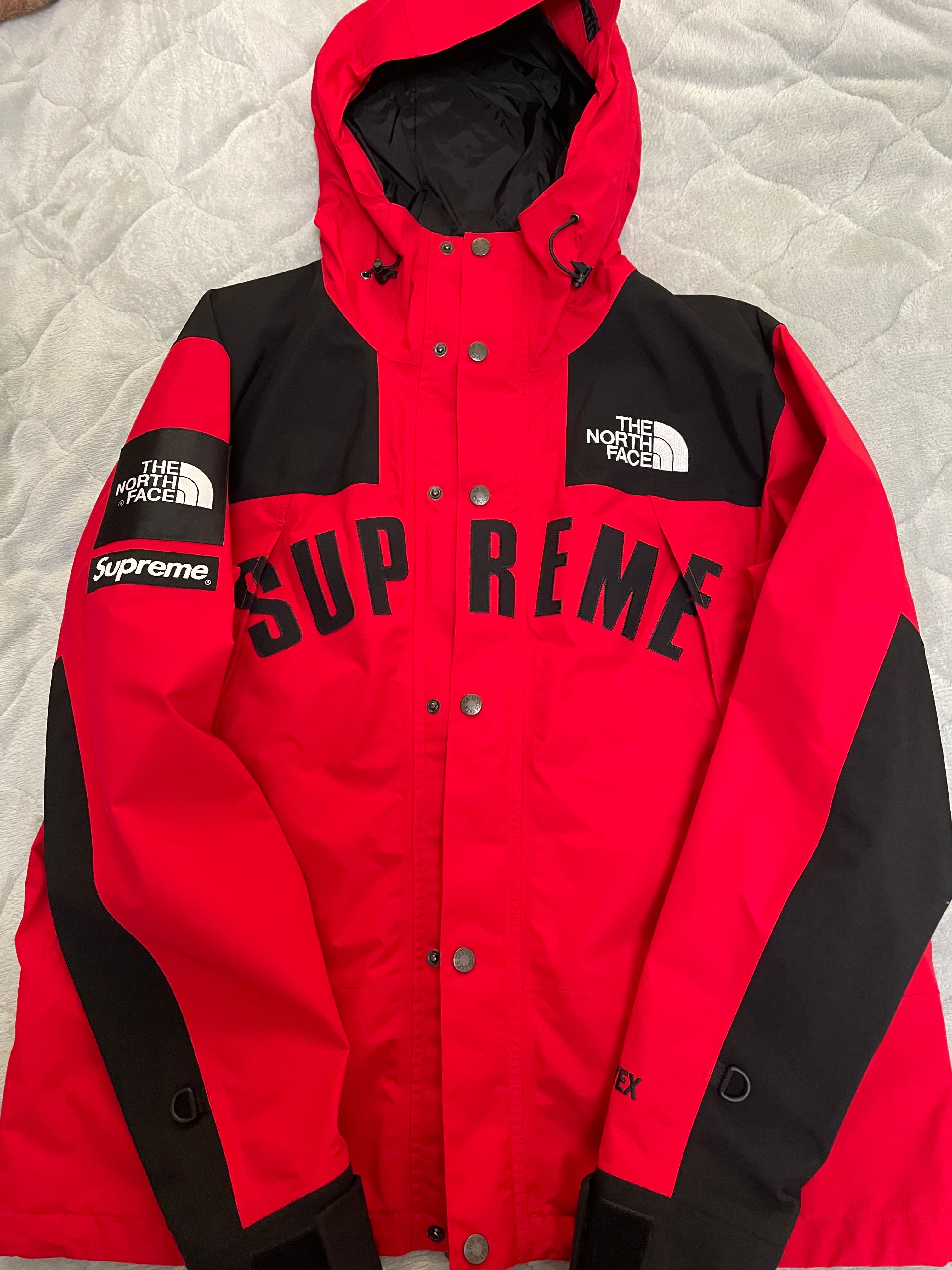 Supreme x The North Face Arc Logo Mountain Parka "Red"