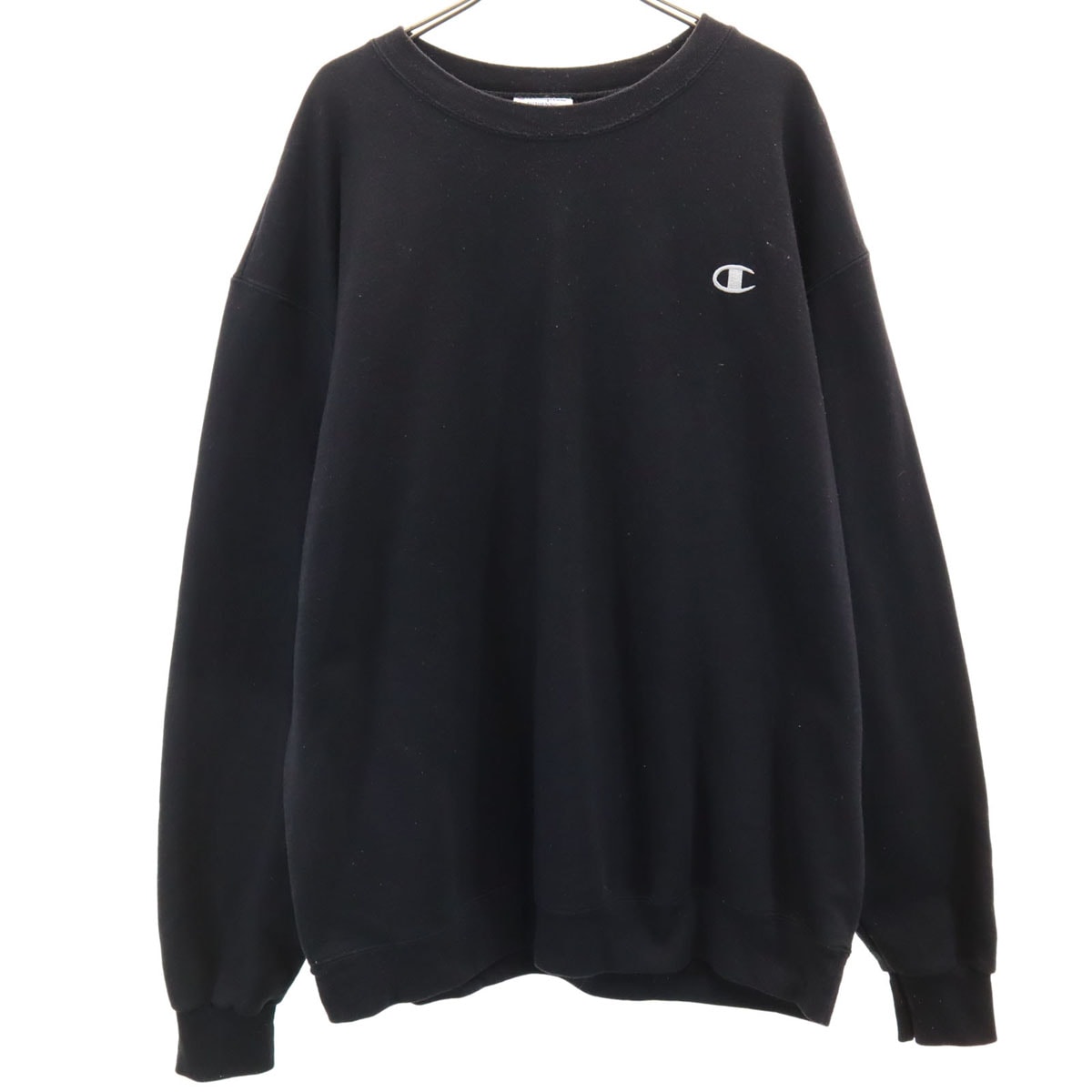 Champion チャンピオン 長袖 スウェット トレーナー XL ブラック 裏起毛
