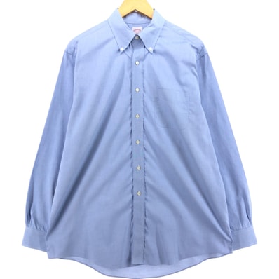 古着 ブルックスブラザーズ Brooks Brothers 346 長袖 ボタンダウンシャツ メンズXL相当/eaa541755