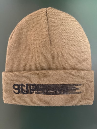 Supreme Motion Logo Beanie "Taupe" (23SS)