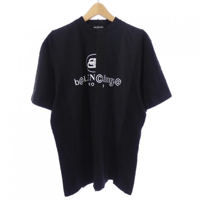 BALENCIAGA Reconstructed Logo T-Shirt Aoyama Exclusive "Black"