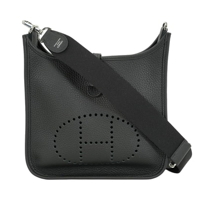 HERMES エルメス ショルダーバッグ エヴリン(エブリン) 23 黒 (ブラック) トリヨンクレマンス シルバー金具 G刻印 新品