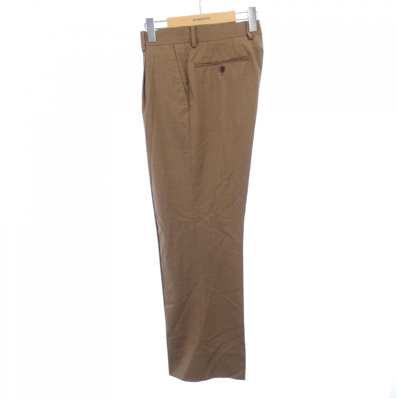 AURALEE Wool Fulling Flannel Cargo Slacks 