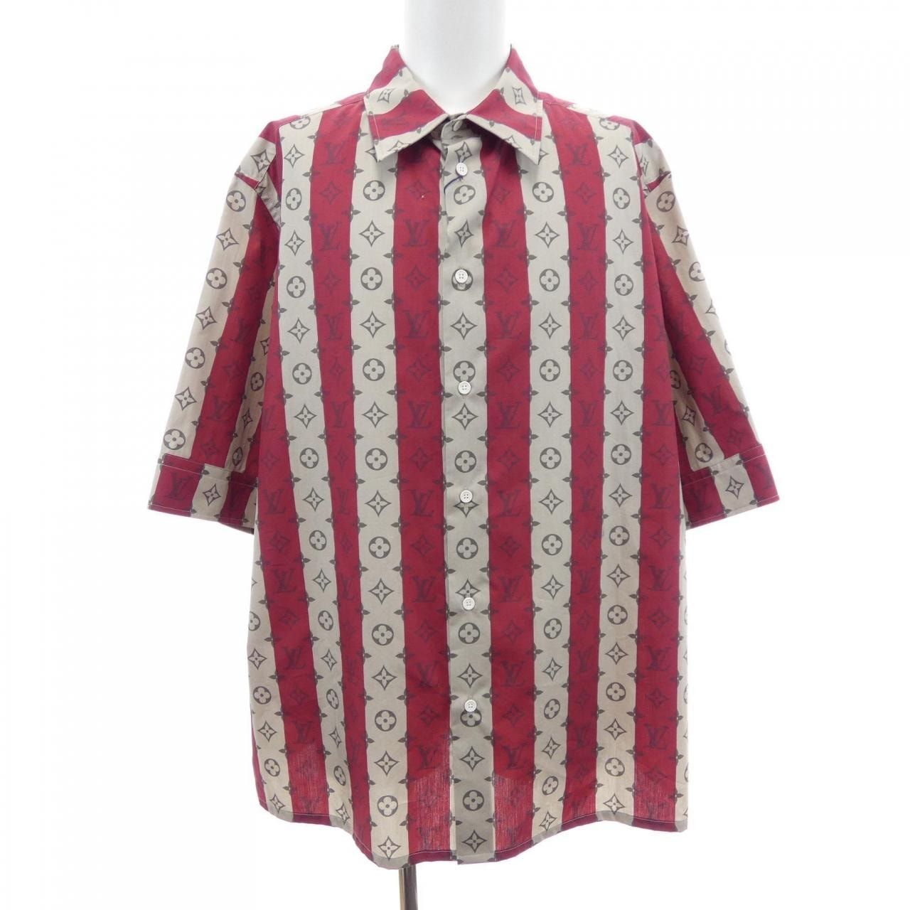 ルイヴィトン LOUIS VUITTON モノグラムトランクストライプショートスリーブ NIGO 日本限定 HMS05WJB8 S/Sシャツ