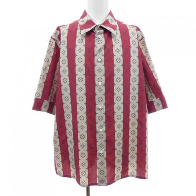 ルイヴィトン LOUIS VUITTON モノグラムトランクストライプショートスリーブ NIGO 日本限定 HMS05WJB8 S/Sシャツ