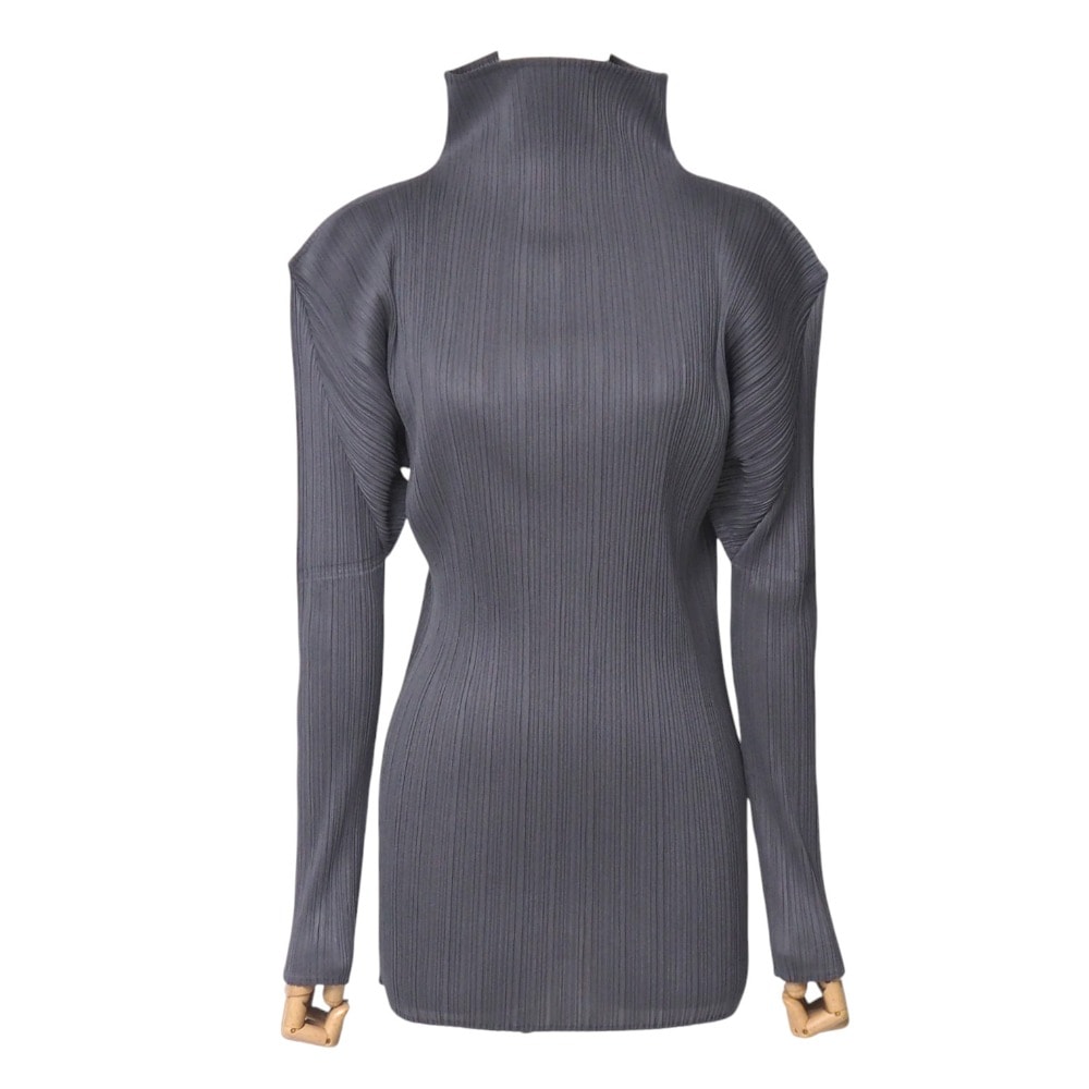 イッセイミヤケ プリーツプリーズ 長袖チュニック 未使用に近い】□美品□PLEATS PLEASE ISSEY MIYAKE プリーツ