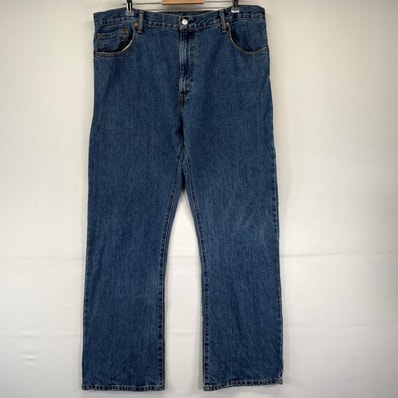 古着 リーバイス Levi's デニム パンツ 517 フレア ブーツカット ジップフライ 5ポケ W40 L32 ブルー系 メンズ
