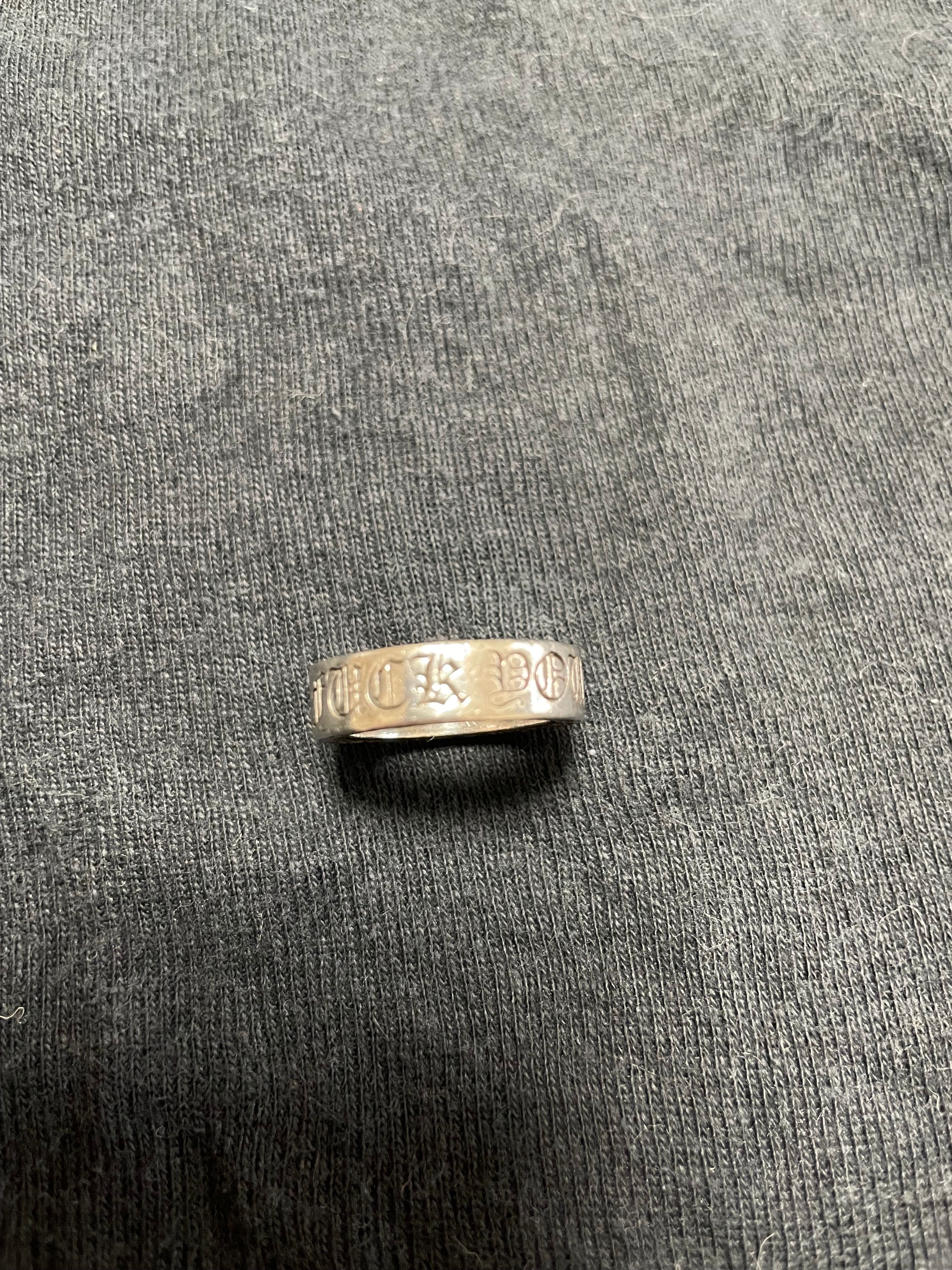Chrome Hearts Spacer Ring 6mm Fuck You "Silver"