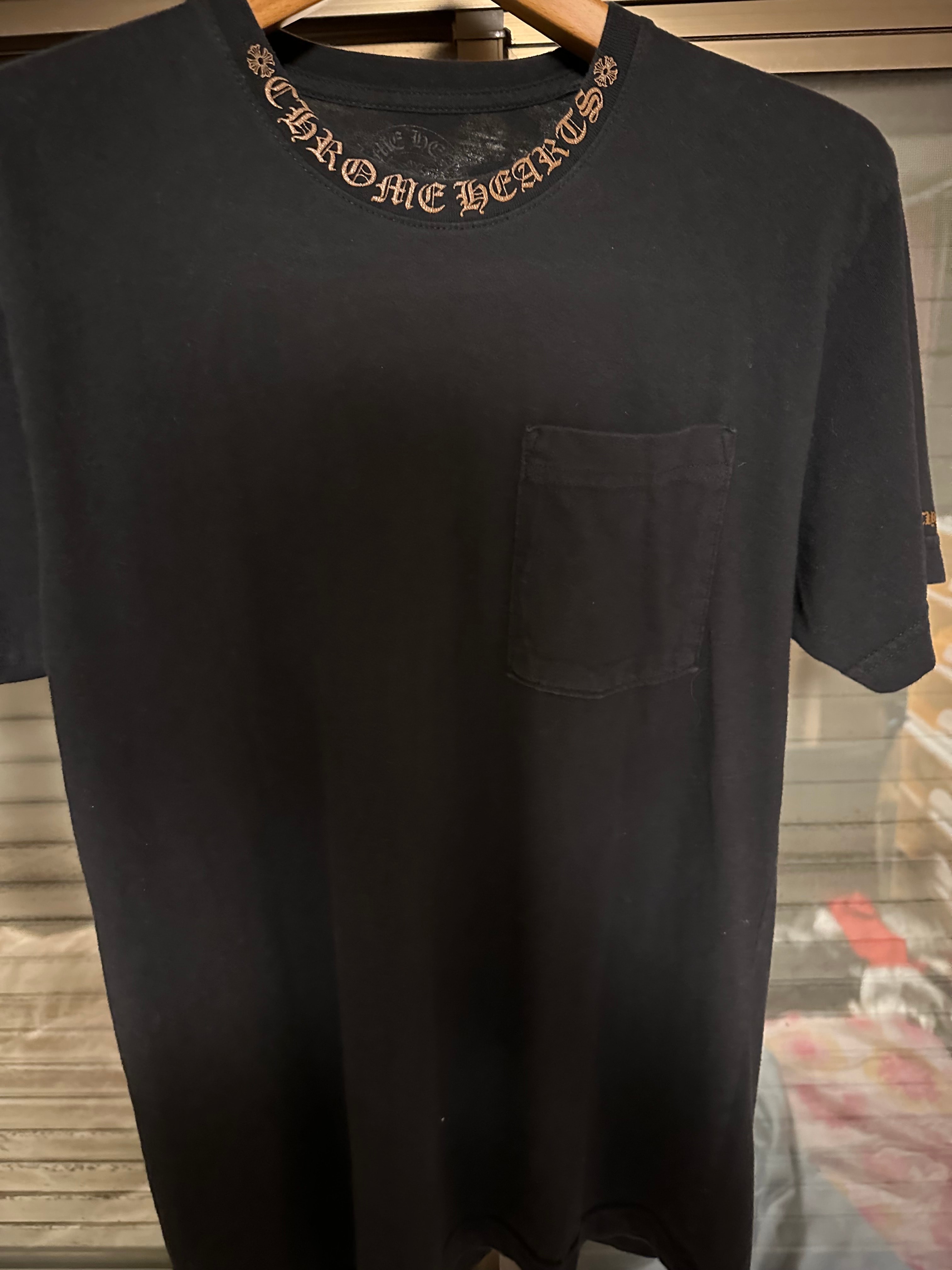 Chrome Hearts Neck Logo S/S T-Shirt "Black/Brwon"