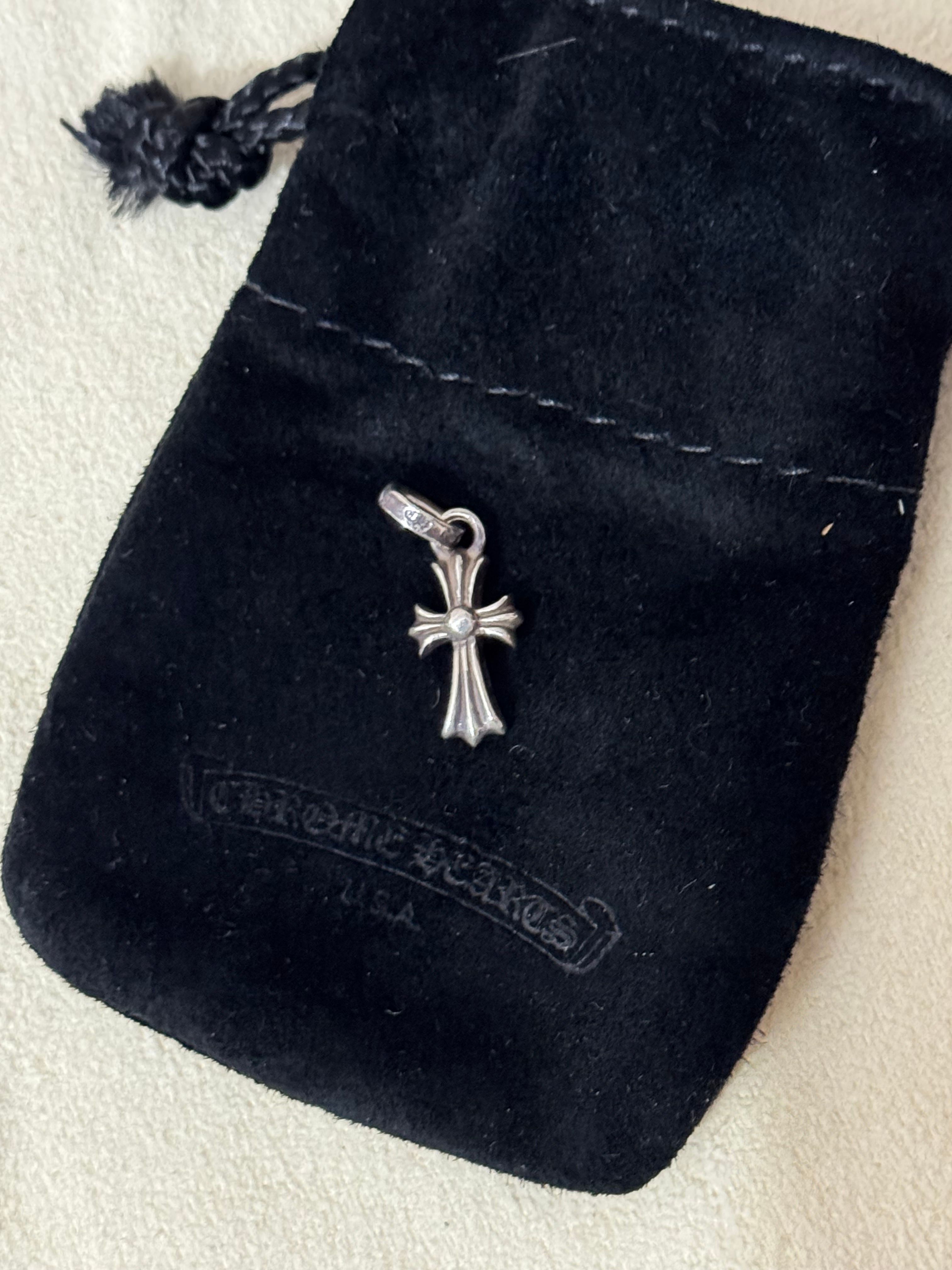 Chrome Hearts CH Cross Baby Fat Charm "Silver"