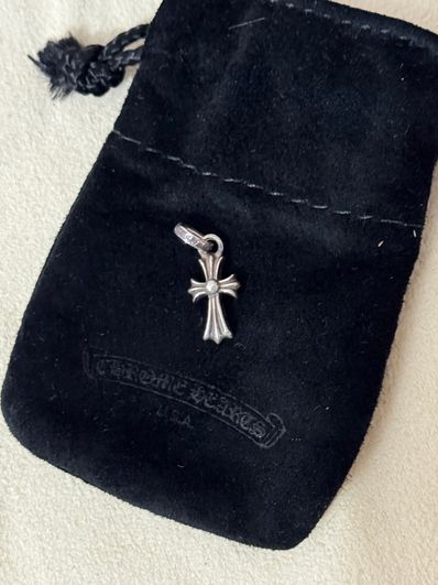 Chrome Hearts CH Cross Baby Fat Charm "Silver"
