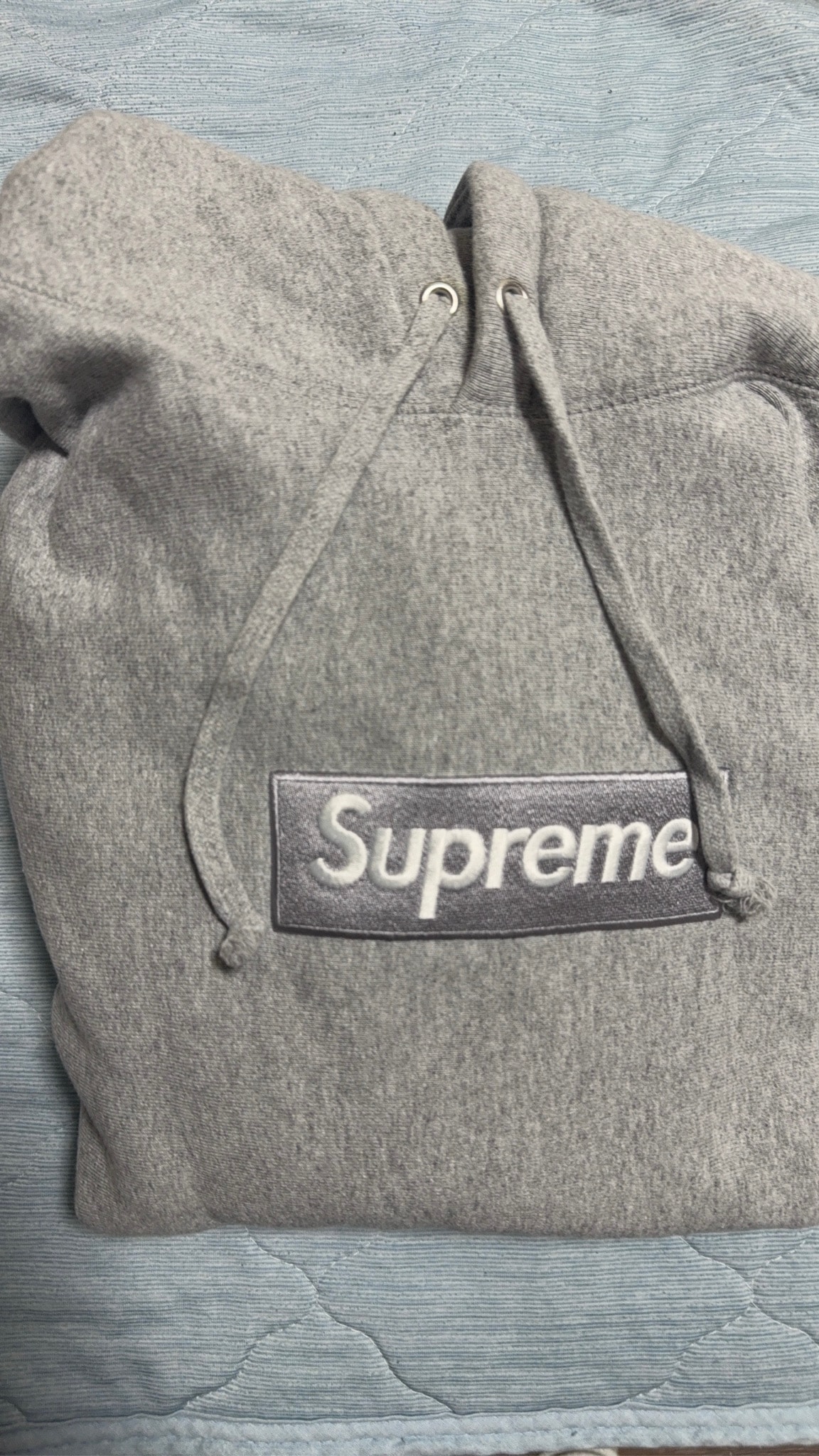 Supreme Box Logo Hooded Sweatshirt "Heather Grey" (24FW)