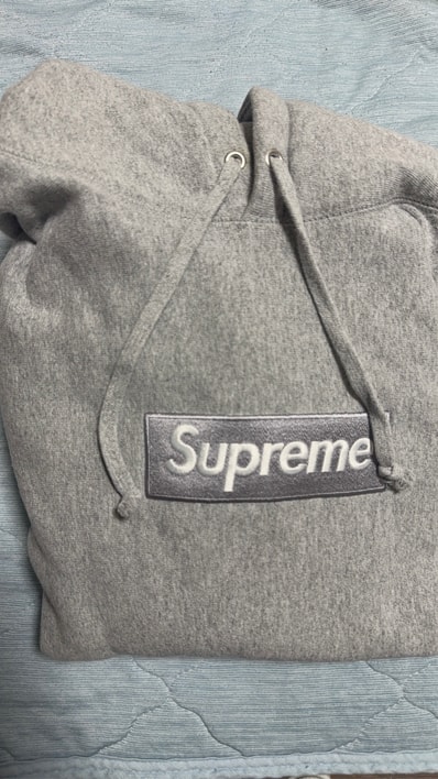 Supreme Box Logo Hooded Sweatshirt "Heather Grey" (24FW)