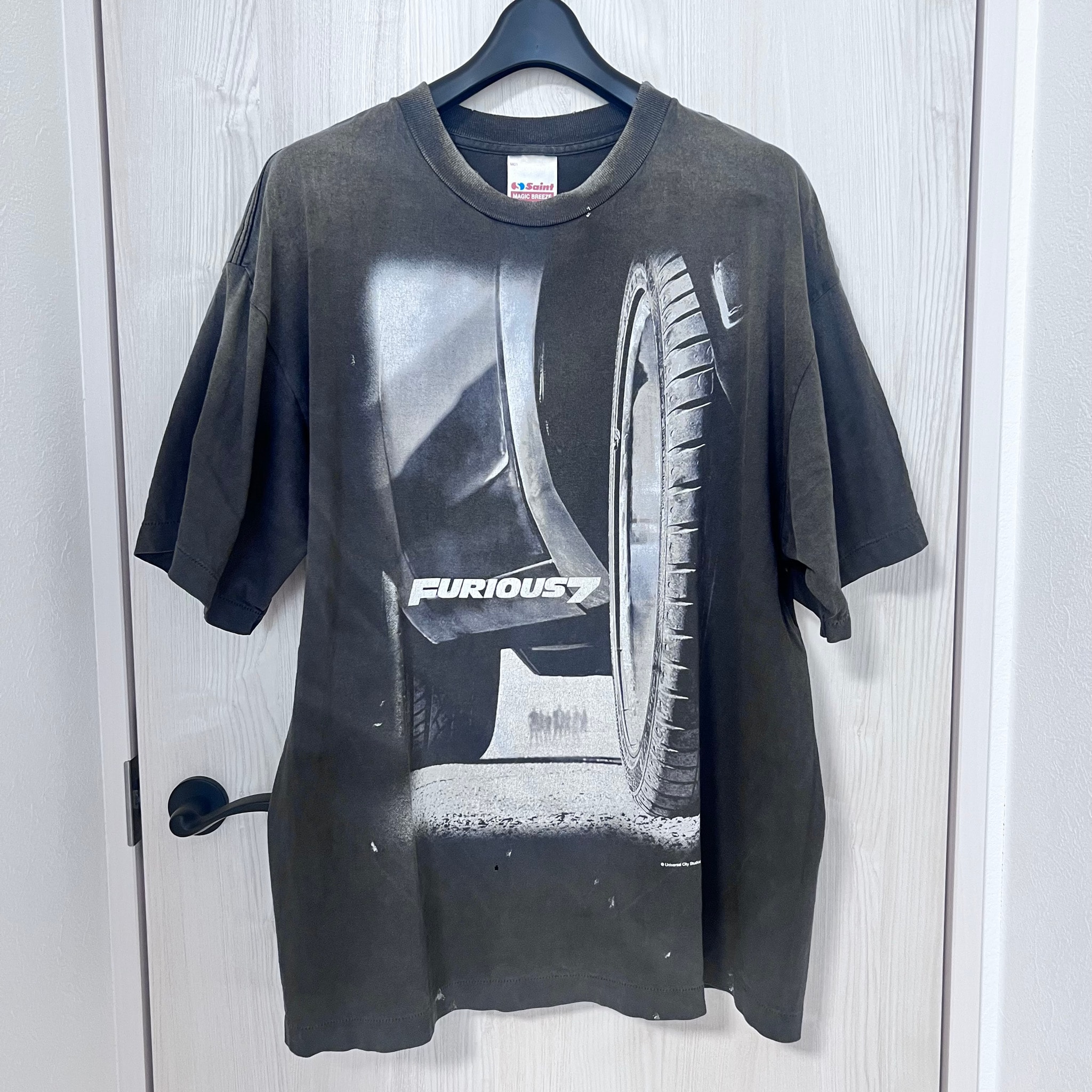 SAINT Mxxxxxx x FAST AND FURIOUS SS Tee Furious 7 "Black"