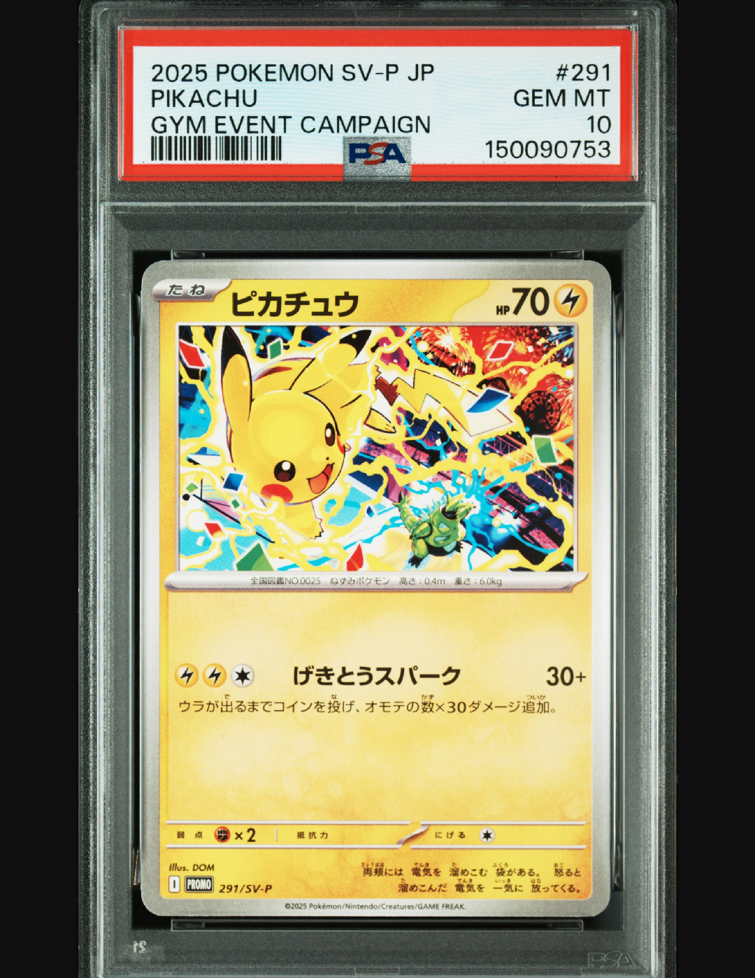 ピカチュウ【P】{291/SV-P} ピカチュウ 291/SV-P｜ポケカシングルカード通販｜Cloveストア