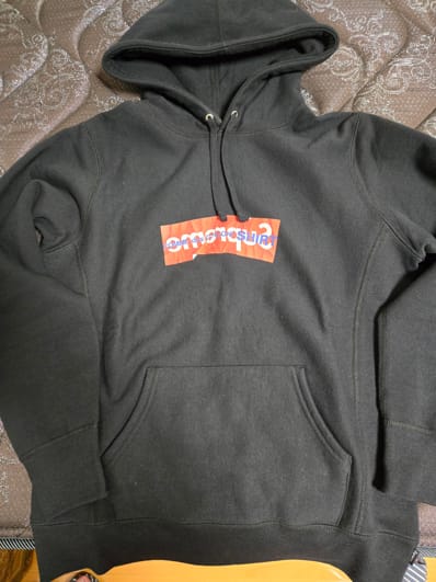 Supreme / Comme des Garçons SHIRT® Split Box Logo Hooded Sweatshirt "Black"