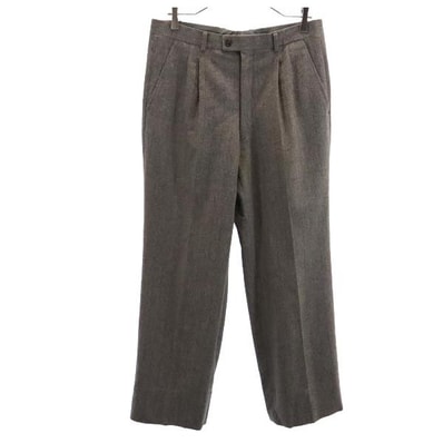 LANVIN ランバン ウール スラックスパンツ R48-45-85 グレー