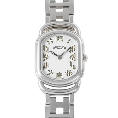 HERMES エルメス ラリーNB RA1.210 ステンレススチール【中古】