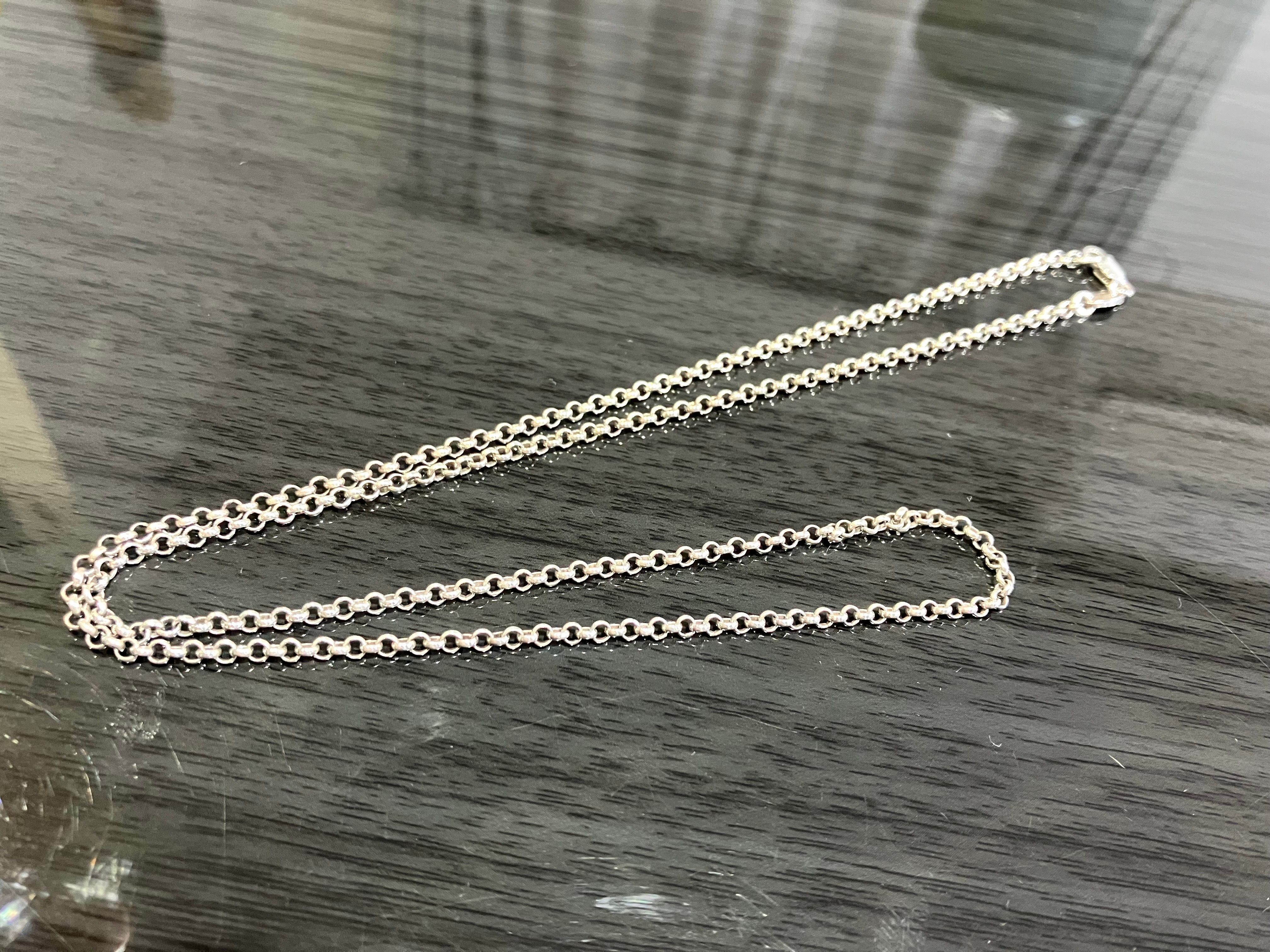 Chrome Hearts Roll Chain Necklace "Silver"