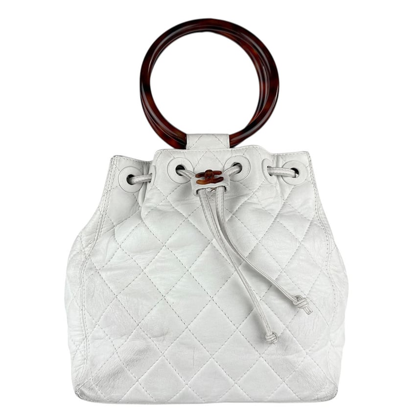 D (傷や汚れあり)】シャネル CHANEL ハンドバッグ レザー D (傷や汚れあり)】シャネル CHANEL ハンドバッグ レザー