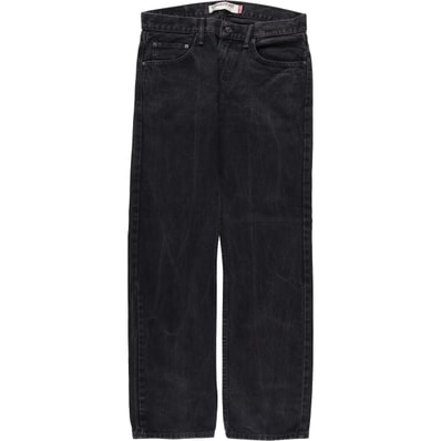 古着 リーバイス Levi's 505 STRAIGHT FIT ブラックデニム テーパードデニムパンツ メンズw34相当/eaa580237
