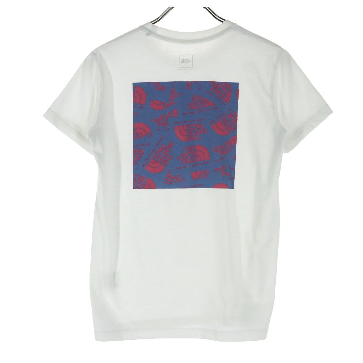 THE NORTH FACE ノースフェイス バックプリント 半袖 Tシャツ S ホワイト NTW32054