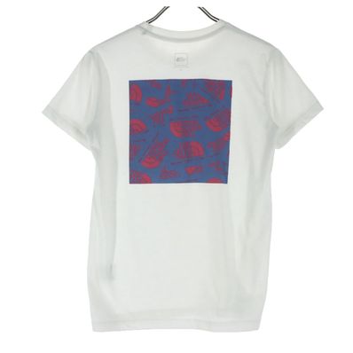 THE NORTH FACE ノースフェイス バックプリント 半袖 Tシャツ S ホワイト NTW32054