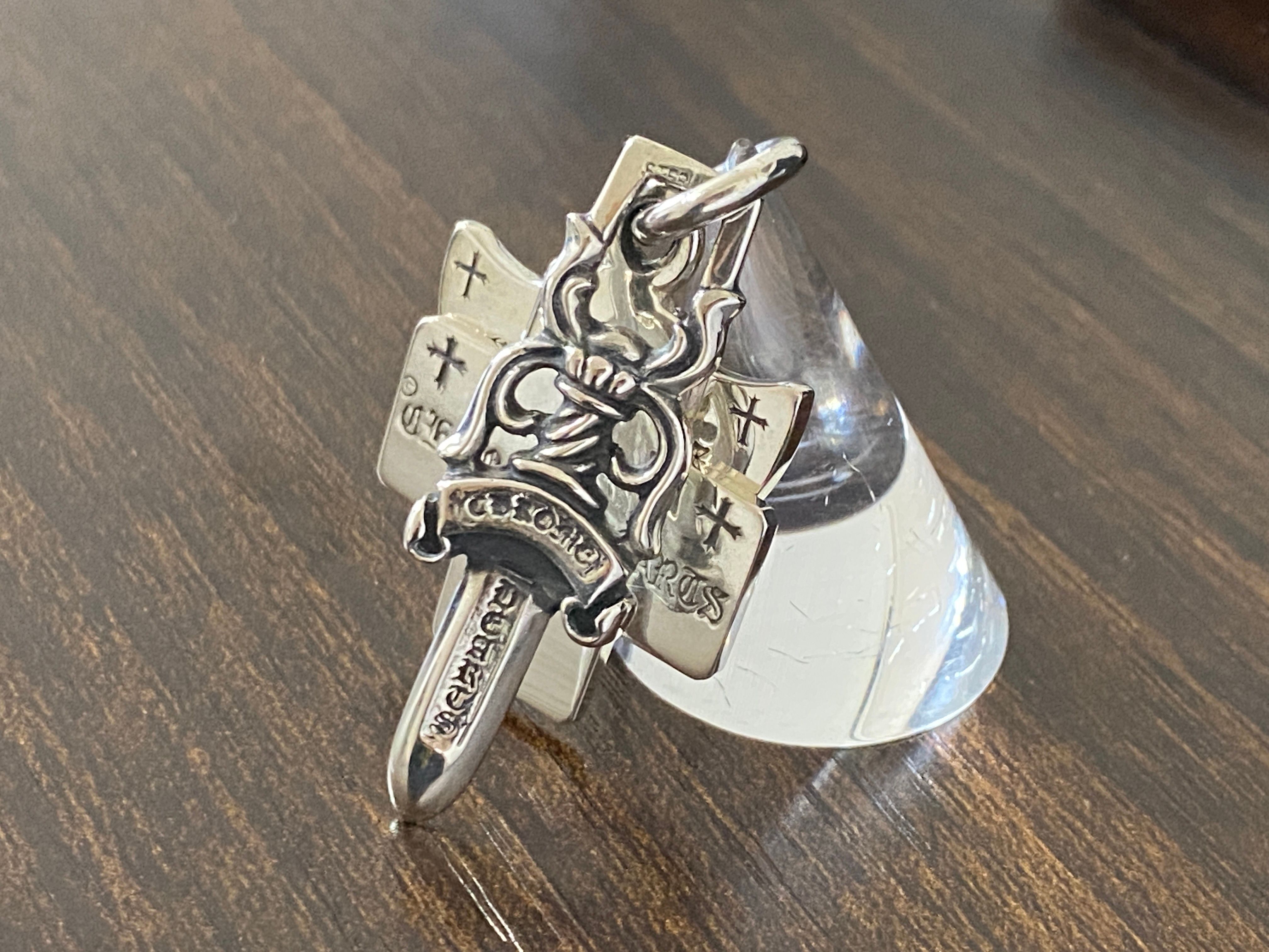 Chrome Hearts 3 Trinket Pendant "Silver"