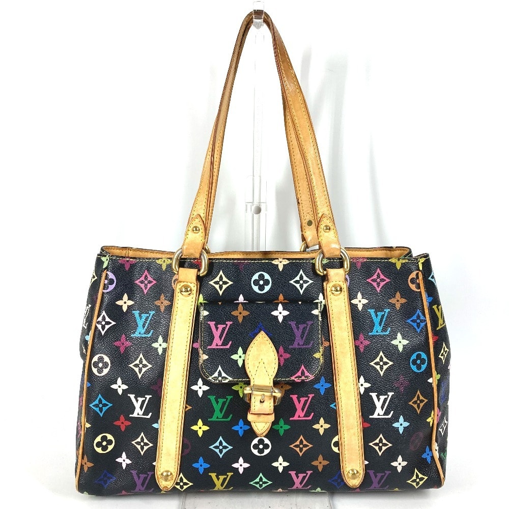ルイヴィトン LOUIS VUITTON オーレリアMM オーレリア MM M40095  モノグラムマルチカラー カバン トートバッグ 肩掛け ショルダーバッグ モノグラムマルチカラーキャンバス ノワール ブラック
