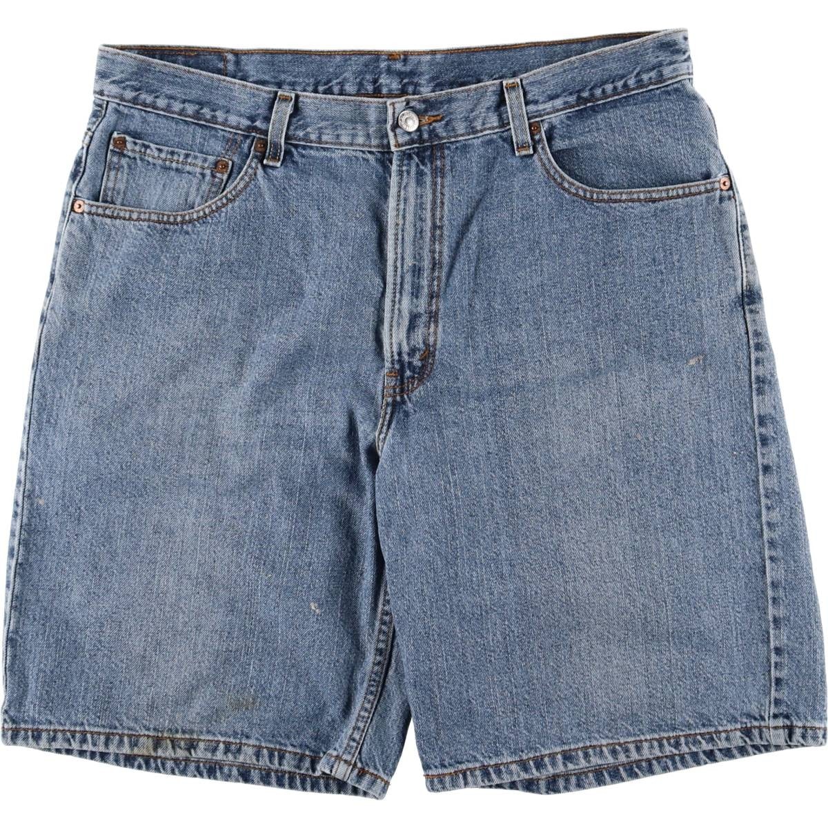 古着 00年代 リーバイス Levi's 550 RELAXED FIT デニムショーツ ハーフパンツ ジョーツ メンズw37相当/eaa577465