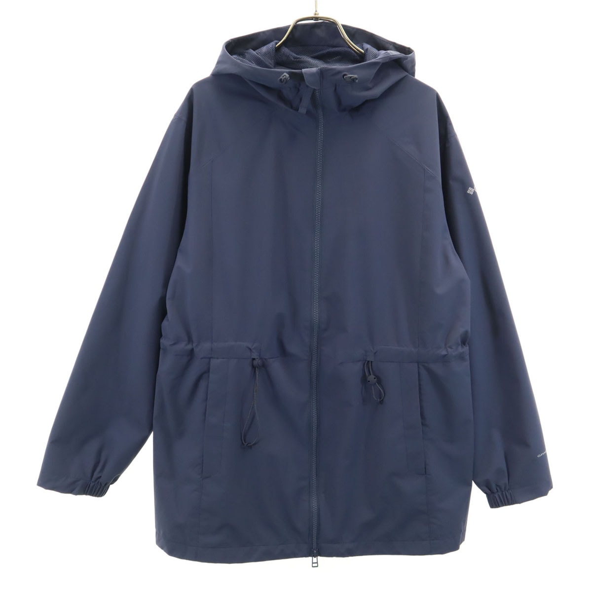 Columbia コロンビア ブロッサムパーク レインジャケット L ネイビー アウトドア 裏メッシュ