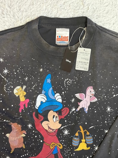 SAINT Mxxxxxx x Disney DSNY LS T-Shirt/Fantasia "Black"